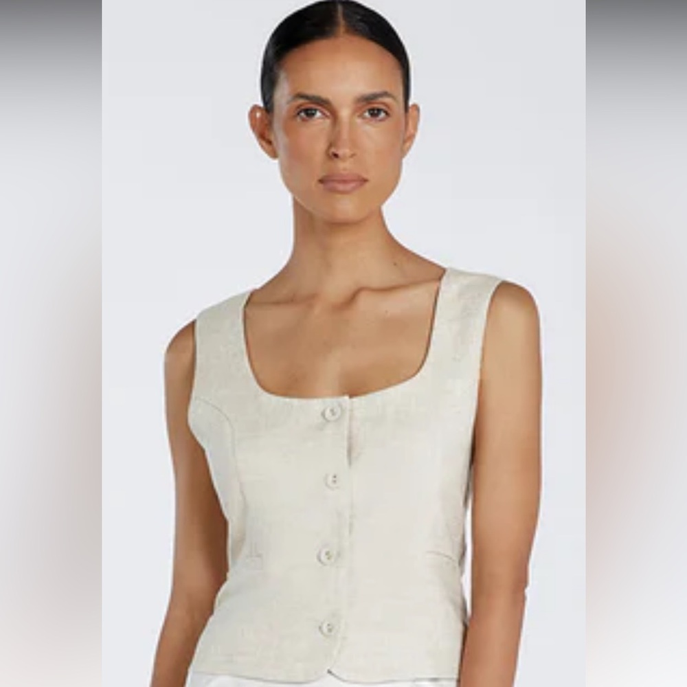 DISSH Linen vest New